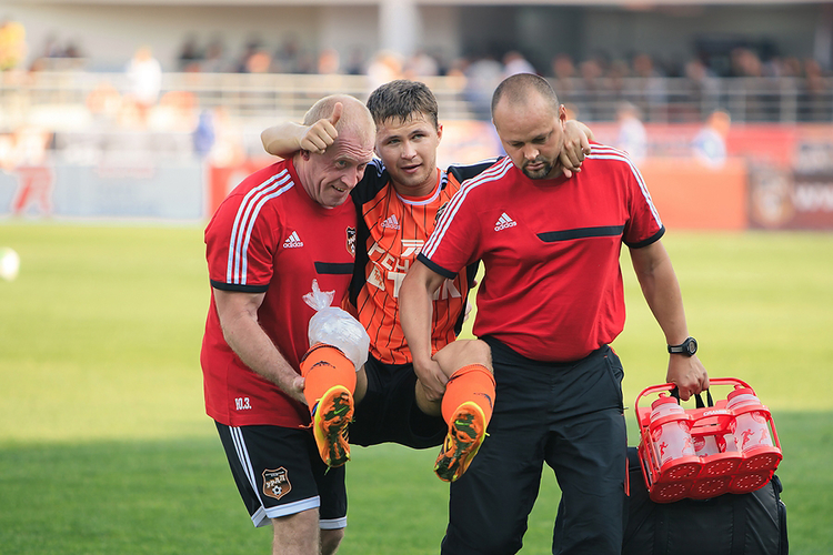 Александр Сапета получил тяжелую травму в матче против «Спартака»