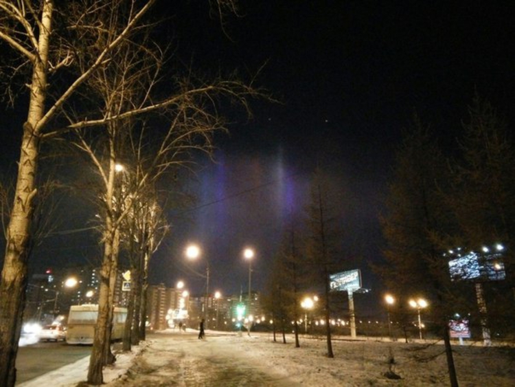 Снимок, сделанный на одной из улиц Екатеринбурга