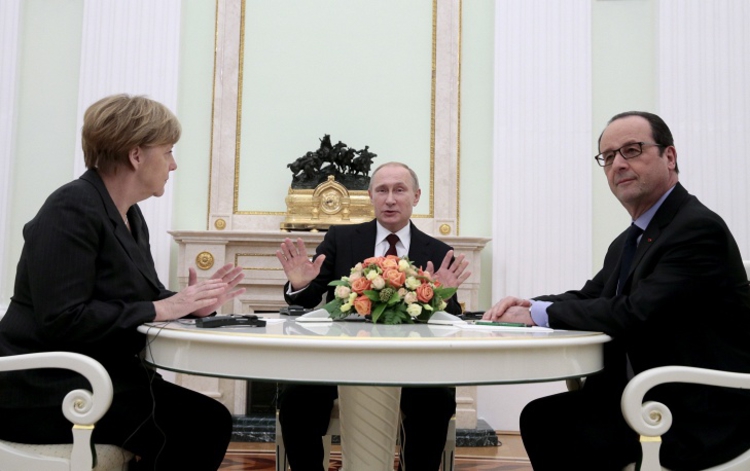 Состоялись переговоры лидеров «нормандской четверки» в Минске, фото ТАСС