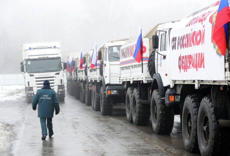 В ДНР и ЛНР прибыл 22-й гуманитарный конвой, фото - РИА Новости