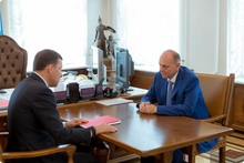Евгений Куйвашев встретился c президентом СОСПП Дмитрием Пумпянским Евгений Куйвашев встретился c президентом СОСПП Дмитрием Пумпянским