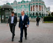 Евгений Куйвашев и Алексей Орлов обсудили перспективы развития уральской столицы Евгений Куйвашев и Алексей Орлов обсудили перспективы развития уральской столицы