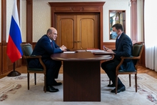 Михаил Мишустин провел двустороннюю рабочую встречу с Евгением Куйвашевым