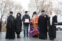 В Алапаевске состоялась установка креста на месте строительства храма святого князя Александра Невского