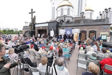  У Храма-на-Крови состоялся поэтический марафон в честь дня рождения Пушкина