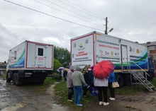 Автопоезд здоровья приехал в старейшее село на юге Свердловской области