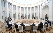 Владимир Путин встретился со спикером и лидерами фракций Госдумы