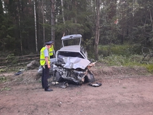 В ДТП под Нижним Тагилом попала компания молодых людей
