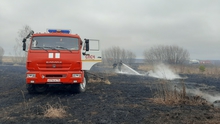 В пригороде Екатеринбурга ликвидируют торфяной пожар