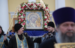 Фото крестного хода с Казанской иконой Богородицы — 2019 год