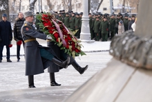 Торжественно-траурная церемония в преддверии Дня защитника Отечества прошла в Екатеринбурге