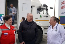 Андрей Карлов проинспектировал оказание медицинской помощи жителям пострадавших от огня поселков