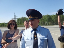 Глава областной Госавтоинспекции Алексей Спиридонов провел контрольный объезд федеральной трассы «Пермь- Екатеринбург»