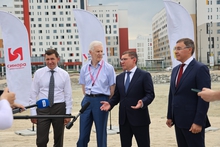 Андрей Фурсенко, Валерий Фальков и Евгений Куйвашев дали старт строительству второй очереди кампуса мирового уровня УрФУ