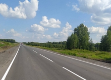 Свердловские дорожники завершили ремонт трассы, которая выведет транзитный трафик из старинного села Покровское
