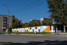 На фестивале уличного искусства STENOGRAFFIA художница из Москвы создала арт-объект «ГАРАЖ»