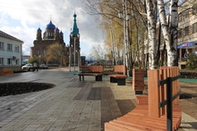 Благоустройство центральной части Красноуфимска полностью завершено