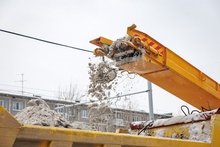 За выходные службы благоустройства Екатеринбурга вывезли более 15 тысяч тонн снега