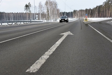 Дорожники начали ремонт эстакады на 42-м километре Екатеринбургской кольцевой автодороги