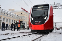 В Свердловской области сегодня запустили четыре импортозамещенных электропоезда «Финист»