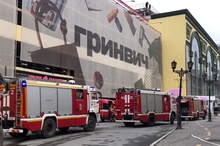 В Екатеринбурге в ТЦ Гринвич загорелась система охлаждения вентиляции