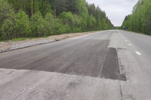 Дорожники восстановили покрытие на участках автодороги Белоярский - Асбест