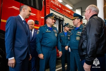 Глава МЧС России Александр Куренков открыл отдельный пожарный пост в Свердловской области