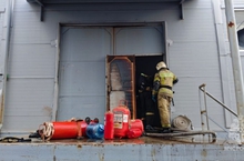 Спасатели ликвидировали возгорание на складе мебели в Екатеринбурге