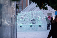 Ледовый городок на площади 1905 года в Екатеринбурге принял более 38 тысяч гостей