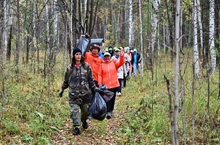 Волонтеры БФ «Синара» провели эко-забег на маршруте «Бажовской марафонки»