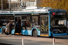 В Екатеринбурге на маршрут № 34 впервые вышли три троллейбуса «Горожанин»