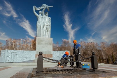 Специалисты «Газпром газораспределение Екатеринбург» выполнили техническое обслуживание оборудования мемориалов «Вечный огонь»